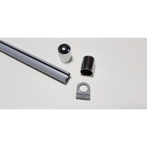 알루미늄 원형 족자봉 16mm 알루미늄봉/족자봉 /베너봉, 1. 고리 타입, 1개
