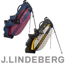 제이린드버그 골프백 플레이 프린트 골프 경량 스탠드 캐디백, 01.GMAC07273 블랙/옐로우