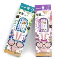 모나미 모니주 연필, B심 5본 여아용