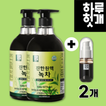 하루헛개 진한 녹차 원액 대용량 + 휴대용기, 2개, 830g