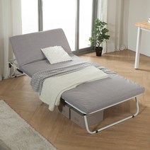 1인용 좁은방 공간활용 폴딩 베드 휴대용 접이식 간이 침대, 접이식 폴딩베드, 방수커버추가
