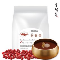 소적두 단팥죽 (PE) 간편죽, 1kg(PE), 추가없음