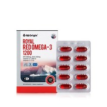 [엔젯오리진] 로얄 레드오메가3 1200 1 209mg X 30캡슐, 1개