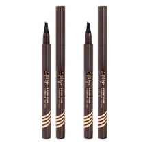 립힙 4포인트 청순 아이브로우 타투펜 눈썹타투펜, 01다크브라운