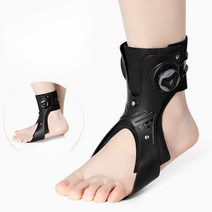 발목 보조기 발처침 족하수 발끌림 풋드랍 깁스신발, 노브 블랙 스탠다드 모델 (왼발) M