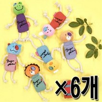 D17 바스락 토이2 6개세트 1봉 애견장난감, 기본상품, 상세 참조