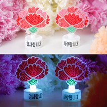 집콕놀이 아크릴 어버이날 카네이션 보석십자수 무드등 만들기 재료 키트