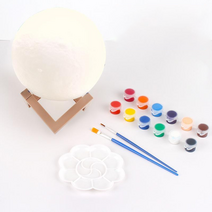 크리스마스 조명 달 무드등 만들기 수유등 취침등 수면등 DIY, 15cm