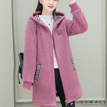 cs mall 여성 겨울 롱 뽀글이 코트 M2866