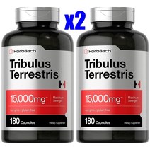 호바흐 트리뷸러스 테스토스테론 서포트 15000mg 안드로겐 180캡슐x2, 1개, 기본