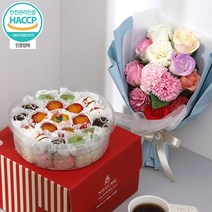 프리미엄 Special 떡케이크 3호(원)C 선물세트+비누꽃다발, 동신 본상품선택