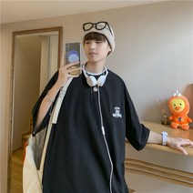 남성 포트스타일 반팔 면마 디지털나염티셔츠 남녀H