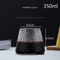 일본과 같은 후지 산악 유리 컵 내열 유리 물 컵 아이스 크리에이티브 커피 컵 내구성 있는 음료 용기 1 개, D_as shown