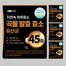 곡물 발효 효소 유산균 웰핏 45종 자연속 하루 효소 분말 프로바이오틱스, 90g, 4개
