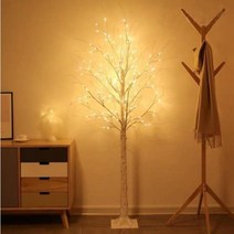 코스트코 자작나무 트리 이케아 크리스마스 LED 장식 무드등, 자작나무 180cm