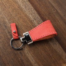 일로레더 통가죽 키링 키홀더만들기 가죽공예키트 DIY 학교수업재료 공예반제품 바느질공예 (이니셜각인포함), 올모, 검정