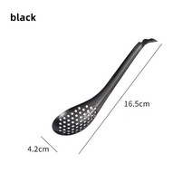 캐비어 소쿠리 퐁듀 필터 가정용 도구 분자 요리 미식가 서양 요리사 스푼 주방 가제트, 5.black