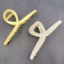 1+1 메탈 헤어집게핀 머리집게 진주집게핀 올림머리집게핀