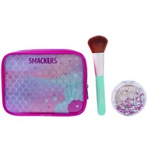 Lip Smacker Sparkle & Shine 매직 쉬머 파우더 메이크업 가방 여아용 브러시 선물 키트 인어