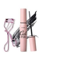 에뛰드 컬 픽스 마스카라 + 파워풀 컬링 뷰러 세트, 블랙(마스카라), 4세트
