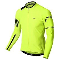 MCN 라이더 옐로우 봄 여름 가을 긴팔 져지 자전거 복장 의류 간절기 사이클