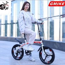 미니밸로 미니벨로 가벼운 접이식 자전거 클래식, 20인치, 블랙 삼발 휠20인치