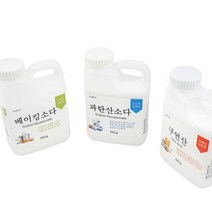 과탄산소다 구연산 베이킹소다 본품 리필 하수구 흰옷누런때 제거 욕실 싱크대 청소, 리필베이킹소다(1kg)