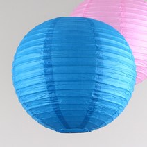 파랑30cm 한지 등갓 l 종이등 한옥 전통 일식 음식점