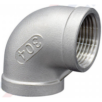 90도 엘보 F-F (90 Degree Elbow F-F)_Stainless Fitting, 스텐 90도 엘보 100A(4)