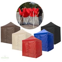 milovhi 접이식 행사용 캐노피 천막 풀세트 야외 옥상 그늘막 포장마차 캐노피 세트, 3X6, 커피