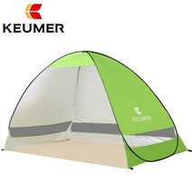 에어텐트 keumer 2020 자동 포장 가능 캠핑 텐트 uv 보호 팝업 비치 텐트, 협력사, 긴 녹색 텐트
