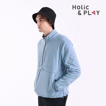 홀릭앤플레이 남성 아노락 바람막이 점퍼 HB3MJP001DM