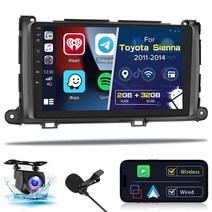 2011-2014 토요타 시에나 라디오용 Roinvou 2+32G 안드로이드 13 무선 CarPlay 자동차 스테레오 안드로이드 오토 9인치 터치 스크린 블루투스 자동차 라디오 지