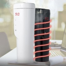웰메카 차량 캠핑 보온 가열 커피포트 티포트, 화이트