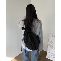 [당일출고]잡스 나일론 복조리 버킷 슬링백 크로스백