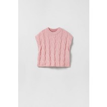 자라 ZARA 키즈 부클레 케이블 니트 조끼 베스트 베이비 231531602
