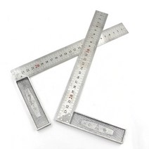 스틸 직각자 목공 공예용 정밀자 30cm, 단품, 단품