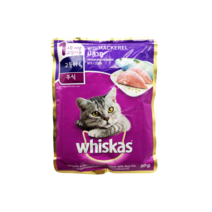 위스카스 파우치 고등어 1세 이상 80g