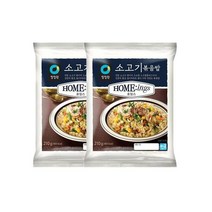 청정원 엄마손맛 맞벌이 우리가족 호밍스 소고기볶음밥 210g x2개 자취템 캠핑 여행 점심 탕비실 쟁여템 야식 홈파티 간편식 혼밥 식단관리 체중조절, 22세트