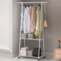 심플 철재 스탠드 옷걸이 이동식 원룸 자취방 행거