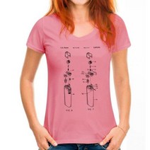 2022 반팔 라운드넥 라이터 특허 티셔츠 스모크 파이어 빅 발명품 뉴 어드밴스 트레이드마크 보호 티셔츠, WoMen Deep pink_4XL