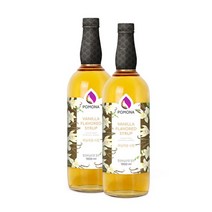 [천삼백케이] [메가커피] 포모나 바닐라시럽 1000ml 2개세트, 단품