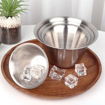 빙수볼 1호 AA 바 스텐 볼 샐러드볼 업소용 그릇, 빙수볼 3호 (182432)