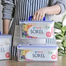 신선한 김치보관 김치 냉장 보관용기 3.3L 4.7L 6L 7L 밀페용기 김치냉장고김치통 소형김치통 김치통 육류통 숙석통 간장게장용기 간장게장통, 투명 김치통(7L)