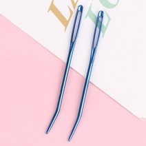 뜨개용 돗바늘 뜨개질 뜨개마무리용 2/10pc 원사 뜨개질 바늘 태피스트리 구부러진 팁 크로 셰 큰 눈 곡선 무딘 직조 재봉 도구, 01 2pcs