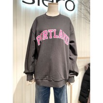 [시에로] PORTLAND 레터링 맨투맨 SE4TSF473 (P001733221)