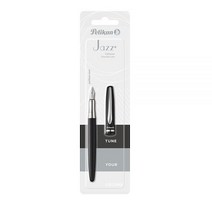 Pelikan 재즈 엘레강스 만년필 미디엄 펜촉 블랙 블리스터 카드 각 1개(807234)