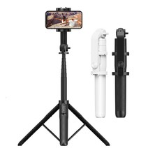 욜로 지라프 아이폰 갤럭시 액션캠 미러리스 블루투스 셀카봉 삼각대 150CM, 블랙