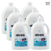 [세제혁명] 에코365 액체세탁세제 2.5Lx6통, 상세 설명 참조