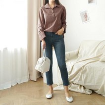 마롱패션 블라우스 긴팔블라우스 긴팔 셔링 소매 프릴